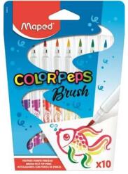 Maped ecsetvégű filctoll szett 10 db-os - Color Peps (IMA848010)