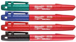 Milwaukee Inkzall jelölő filc 4 szín, 4 db/csom (48223106)