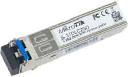 MikroTik LAN/WIFI MikroTik SFP modul 1, 25G SM 20km, duplex LC csatlakozóval (S-31DLC20D)