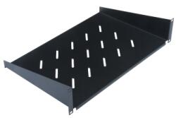 WP Fixed Shelf 1U 300 mm, Black RAL 9005 (WPN-AFS-21030-B) - oneclick