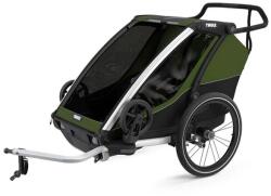 Thule Gyermek utánfutó Chariot Cab2 CypresGreen