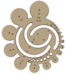 KOH-I-NOOR 749002 Smoke Z32 Radius Template 7250020000 (7250020000)