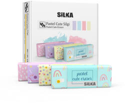 Silka Radír, cuki, pasztell, 20 db/display Silka (55691) - printsisters