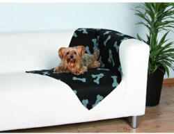 TRIXIE Beany Blanket - takaró (fekete/mintás) kutyák részére (100x70cm) (028-37192)