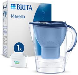 BRITA Filtru de apa Marella albastru (2, 4 l) incl. 1x MAXTRA PRO All-in-1 Cartridge - filtru pentru reducerea calcarului, clorului, plumbului, cuprului si substantelor care afecteaza gustul in apa de la ro