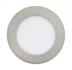 EGLO LED panel , süllyesztett , 5.4W , CCT , dimmelhető , 12 cm , kerek , matt nikkel , IP44 , EGLO Connect. Z , Zigbee , FUEVA-Z , 900112