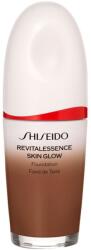 Shiseido Revitalessence Skin Glow Foundation könnyű alapozó világosító hatással SPF 30 árnyalat Henna 30 ml