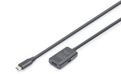 ASSMANN DA-73108 USB kábel USB 3.2 Gen 1 (3.1 Gen 1) 5 M USB C Fekete (DA-73108)