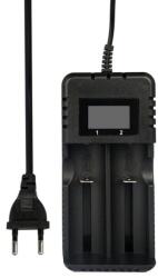 merystyle Digitális kijelzős dupla akkumulátor töltő - MS-703 (4123)