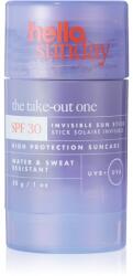 Hello Sunday SPF the take-out one invisible sun stick védő hidratáló stick SPF 30 25 g