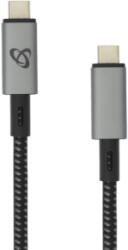 SBOX CTYPE-15-100W/R USB kábel USB 3.2 Gen 1 (3.1 Gen 1) 1, 5 M USB C Fekete, Szürke (SBOX CTYPE-15-100W)
