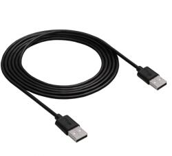 Akyga AK-USB-11 USB kábel USB 2.0 1, 8 M USB A 2 x USB A Fekete (AK-USB-11)