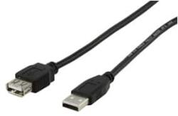 Nedis CCGP60010BK02 USB kábel USB 2.0 0, 2 M USB A Fekete (VLCP60010B02)