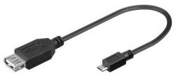 SBOX USB F-MICRO M/R USB kábel 0, 1 M Micro-USB A USB A Fekete (SBOX SX-900060)