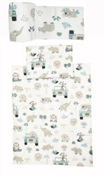 Baby Bruin Bébi pamut 3 részes ágynemű szafari