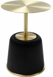 KARE Design Endless Vegas Kerek Kisasztal Fekete-Arany (87133)