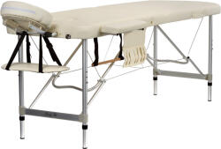 BodyFit 2 zone pat de masaj din aluminiu - bej (468)