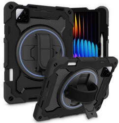 Tech-Protect Калъф с Дръжка за Xiaomi Pad 8 Pro/ 8/ 7 Pro/ 7 11.2", Tech-Protect Solid360 Case, Черен (5906302363230)