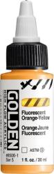 Golden Artist Colors High Flow Akril festék Fluorescent Orange Yellow 30 ml 1 db (0008506-1)