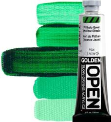 Golden Artist Colors Open Akril festék Phthalo Green (Yellow Shade) 59 ml 1 db (0007275-2)