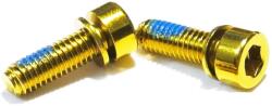 Spyral tárcsafék adapter, rögzítő csavar, M6x18 mm, arany színű, 2 db