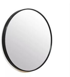 Viva AURA DELTA fürdőszoba tükör - hókuszpókusz kapcsoló - FEKETE - LED - KEREK- átmérő 60 cm (83440010) - watermarkt