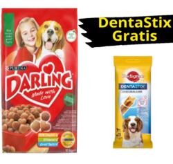 Purina Darling Beef & Chicken & Vegetabels 10 kg + DentaStix INGYENES!