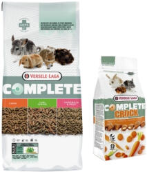 Versele-Laga VERSELE-LAGA Cuni Junior Complete 8kg - eledel fiatal nyulaknak + VERSELE LAGA Crock Complete Carrot - répa csemege nyulak és rágcsálók számára 50g