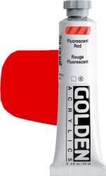 Golden Artist Colors Heavy Body Akril festék Fluorescent Red 59 ml 1 db (0004650-2)