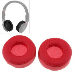  PART000287 1 pár Beats by Dre Mixr fejhallgató bőr párna, szivacs, Szin: Piros (PART000287)