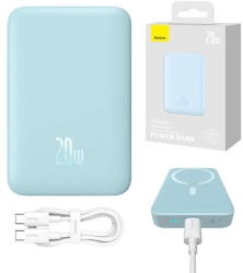 Baseus PPCX110103 Baseus Magnetic Mini (MagSafe) Powerbank 10000mAh, 20W (kék) (PPCX110103)