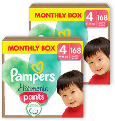 Pampers INGYENES SZÁLLÍTÁS - Pampers Harmonie Pants bugyipelenka 4, 9-15 kg, HAVI PELENKACSOMAG 336 db
