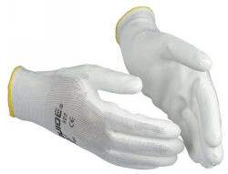 Guide Gloves GHID 522 Mănuși de protecție a muncii îmbibate în PU, albe STL 11 (9-41038)