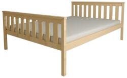 Ágy KALEA 140 x 200 cm, fenyő Ágyrács: Léces ágyrács, Matrac: Deluxe 10 cm matrac