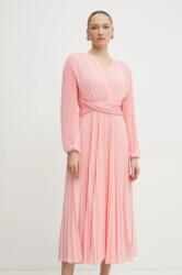 TWINSET ruha rózsaszín, maxi, harang alakú, 251TP2330 - rózsaszín 38