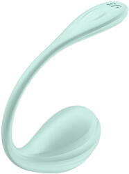 Satisfyer Smooth Petal - носимо вибриращо яйце с управление чрез приложение (зелено) - desirel