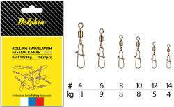 Delphin Rolling swivel with fastlock snap-bn/12 (969B01012) - epeca