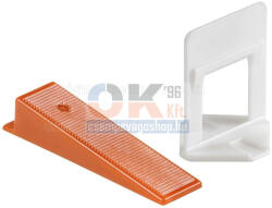 Raimondi ÉKES szintező, 100db ÉK + 500db TALP, 1, 5mm fuga, 12-20mm laphoz (r180ba1220cs13) (r180ba1220cs13)