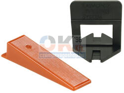 Raimondi ÉKES szintező, 100db ÉK + 500db TALP, 2mm fuga, 3-12mm laphoz (r180bs02cs13) (r180bs02cs13)