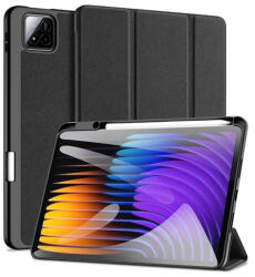 Xiaomi Pad 7 (11.2) / Pad 7 Pro (11.2), mappa tok, Trifold, érintőceruza tartó, Dux Ducis Domo, fekete - tok-shop