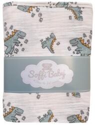Soffi Baby Baby dupla muszlin takaró - Dínós