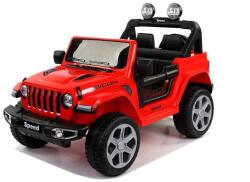 Mamido Elektromos játékautó SPEED 4x4 piros | 180 W | ÉVA | LED | 2, 4 GHz | Öko bőr | 12V7Ah (S-FT938-RED) - mamido