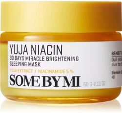 Some By Mi Yuja Niacin Brightening Sleeping Mask - Ragyogásfokozó és Ránctalanító Éjszakai Maszk 60g