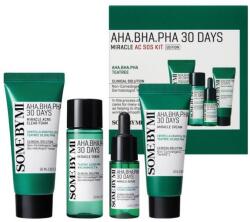 Some By Mi AHA BHA PHA 30 Days Miracle AC SOS Kit - Készlet Pattanásos Bőrre