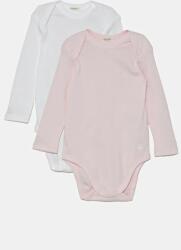 United Colors of Benetton pamut baba body 3 db 3GI70B089 - rózsaszín 62