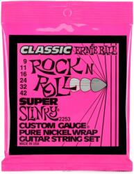 Ernie Ball 2253 Classic Super Slinky (Rock and Roll) Nickel 9-42 elektromos húrkészlet