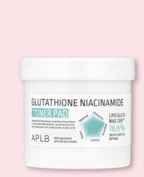 APLB Tonizáló párnák glutationnal és niacinamiddal Glutathione Niacinamide Toner Pad - 100 ml
