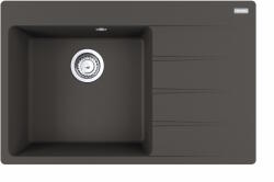 Franke Chiuveta bucatarie Franke Centro CNG 611/211-78 DR, picurator dreapta, 78x50cm, fragranite, Slate Grey (114.0716.333) Chiuveta