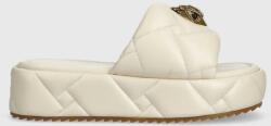 Kurt Geiger London bőr papucs Kensington Puff Flatform bézs, női, platformos, 2017841109, 8496100309 - bézs Női 40