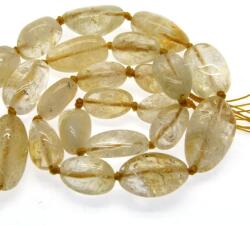  Margele Bijuterii Citrin Oval Neregulat 21x12 ~ 33x16 mm